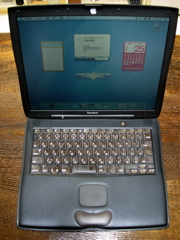 PowerBook G3とDashboard